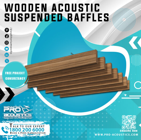 100.jpg Wooden Acoustic Suspended Baffles
