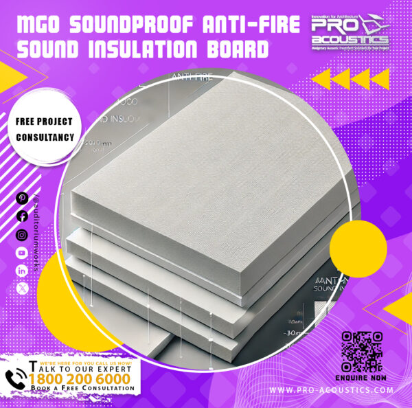 MgO Soundproof Anti-Fire Sound Insulation Board
