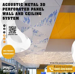 476e27e0-1fbc-44a7-bed1-202a25ab83ce.webp Acoustic Metal 3D Perforated Panel Wall and Ceiling System