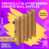 84.jpg Vertically Slatted Wooden Acoustic Wall Baffle
