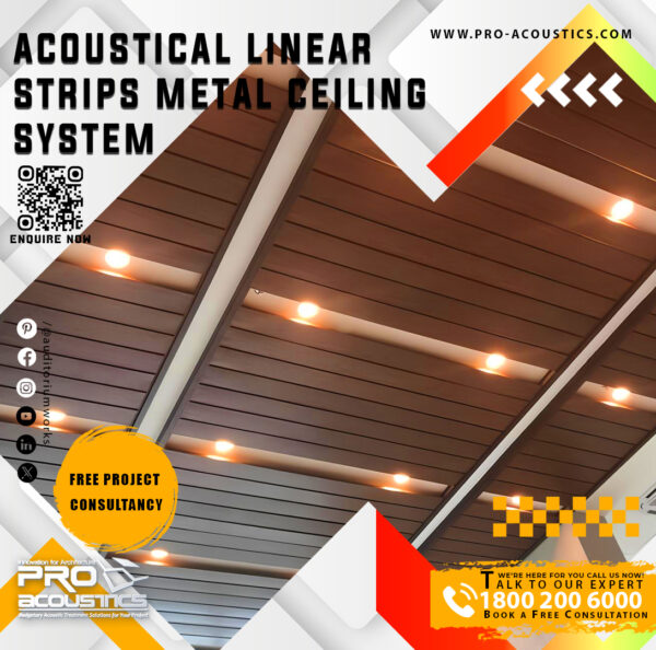 Acoustical-Linear-Strips-Metal-Ceiling-System.jpg Acoustical Linear Metal Strips Ceiling System