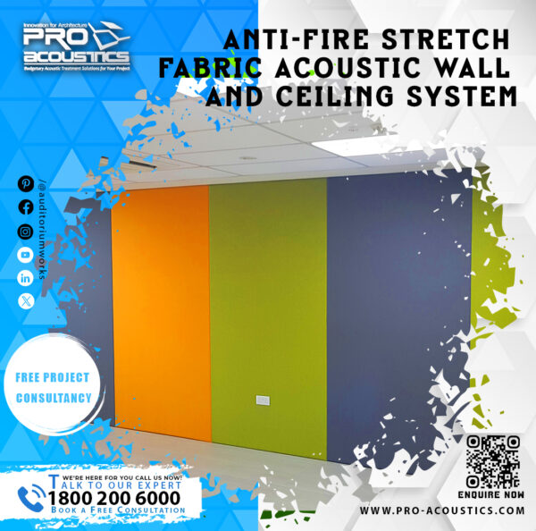 Anti-Fire-Stretch-Fabric-Acoustic-Panel.jpg Anti-Fire Stretch Fabric Acoustic Wall and Ceiling System