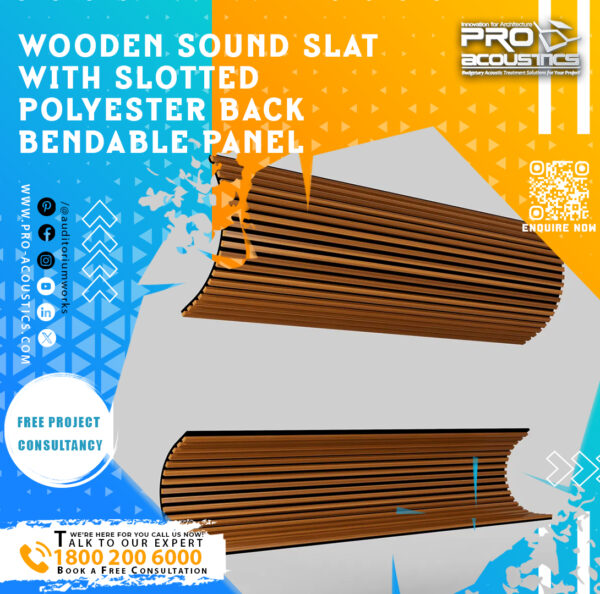 Bendable-slat-3.jpg Wooden Sound Slat with Slotted Polyester Back Bendable panel