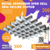 Metal-Suspended-Open-Cell-Grid-Ceiling-System.jpg Metal Suspended Open Cell Grid Ceiling System