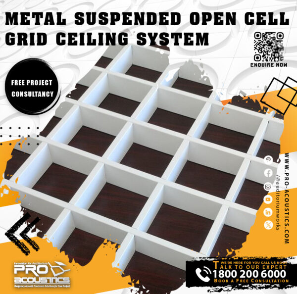 Metal-Suspended-Open-Cell-Grid-Ceiling-System-2.jpg Metal Suspended Open Cell Grid Ceiling System