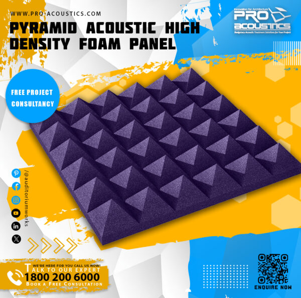 Pyramid-Acoustic-High-Density-Foam-Panel.jpg Pyramid Acoustic High Density Foam Panel