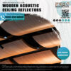 Acoustic Wooden Sound Reflectors
