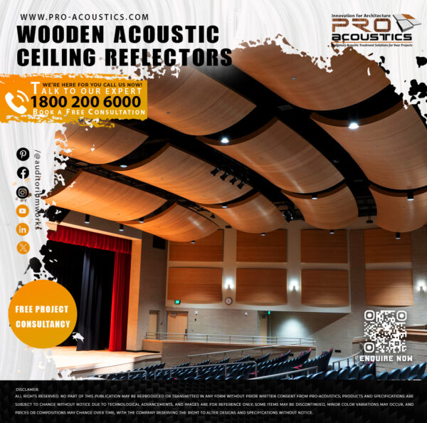 Acoustic Wooden Sound Reflectors