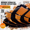 Acoustic Wooden Sound Reflectors