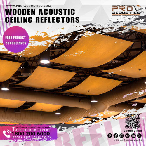 Acoustic Wooden Sound Reflectors