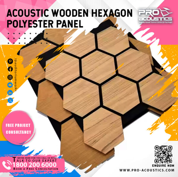 Wooden-Semicircle-Sound-Slat-Acoustic-polyester-panel-6.1.jpg Acoustic Wooden Hexagon Sound absorbing Polyester panel