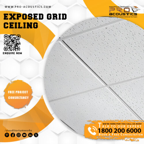 Exposed Grid Metal Ceiling Tile