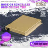 Hook-On Concealed Metal Grid Ceiling Tile