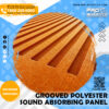 grooved.jpg Grooved Polyester Sound Absorbing Panel